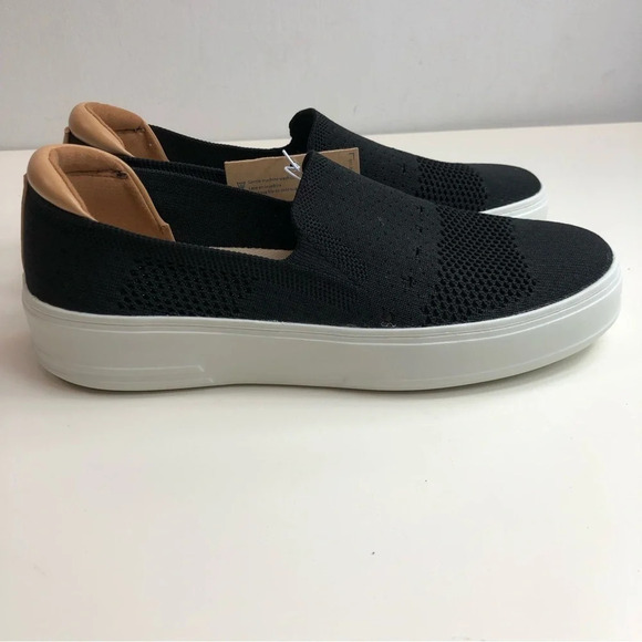 NWT Dearfoam Women’s Black Slip On Sneaker Size 6.5 - Picture 3 of 7
